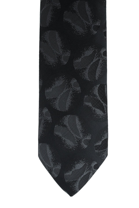 Black Patterned Tie