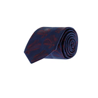 Dark Navy Patterned Tie