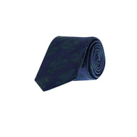 Dark Green Patterned Tie