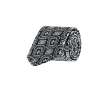Medium Gray Patterned Tie