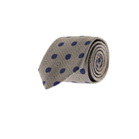 Medium Brown Patterned Tie