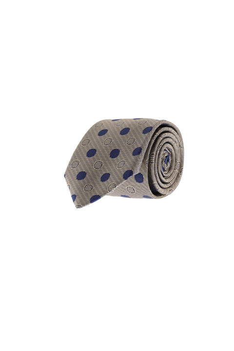 Medium Brown Patterned Tie