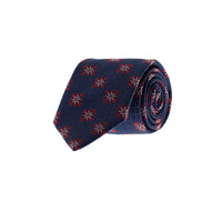 Dark Red Patterned Tie