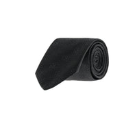 Black Patterned Tie