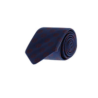 Dark Navy Patterned Tie