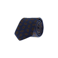 Medium Orange Patterned Tie