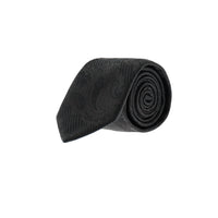 Black Patterned Tie