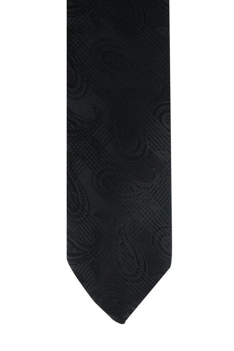 Black Patterned Tie