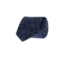 Dark Navy Shawl Pattern Tie