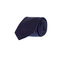 Dark Burgundy Paisley Patterned Tie