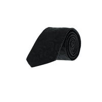 Black Patterned Tie