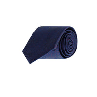 Medium Navy Shawl Patterned Tie