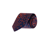 Dark Navy Patterned Tie