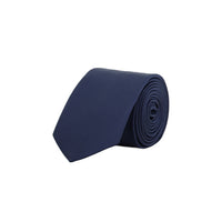 Dark Navy Plain Satin Tie