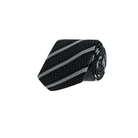 Light Black Striped Tie