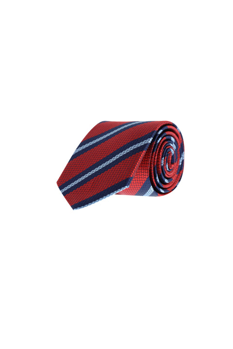 Dark Burgundy Patterned Tie