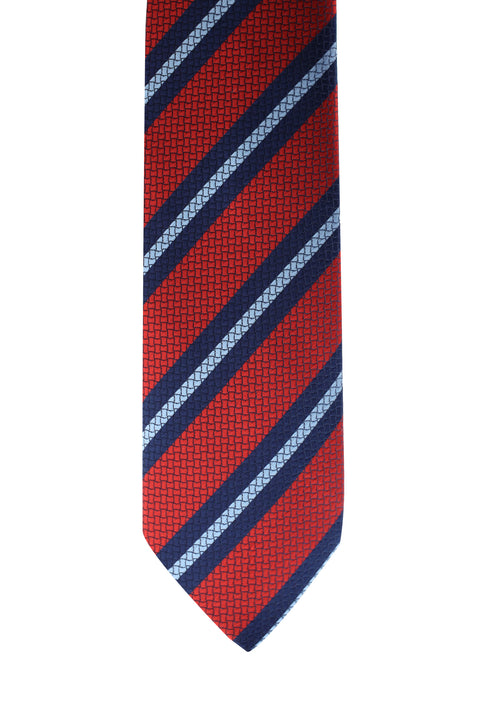 Dark Burgundy Patterned Tie