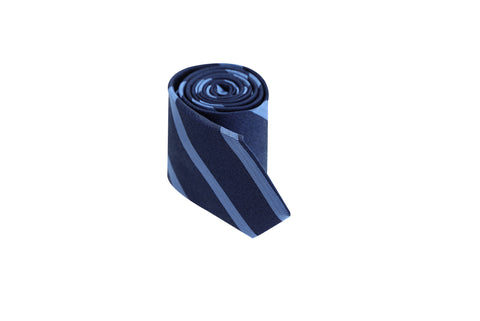 Dark Navy Patterned Tie