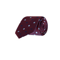 Dark Burgundy Patterned Tie