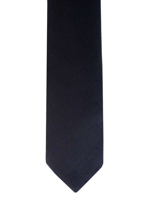 Dark Brown Patterned Tie