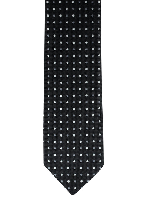 Light Black Polka Dot Tie