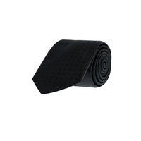 Black Patterned Tie