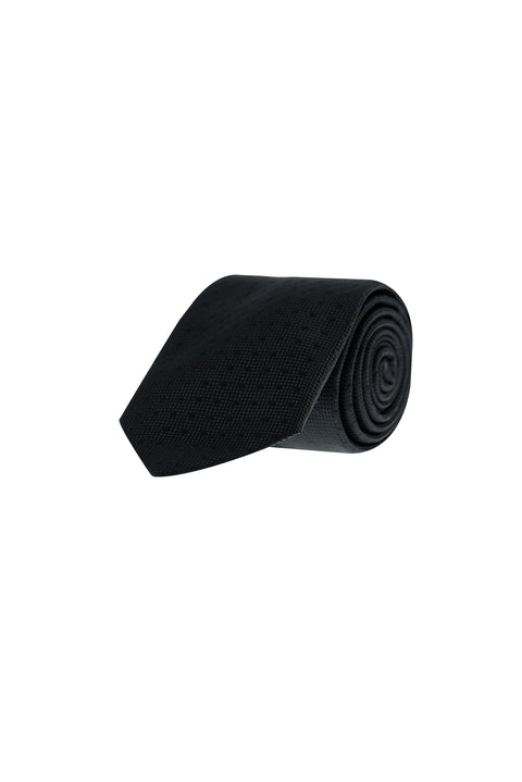 Black Patterned Tie