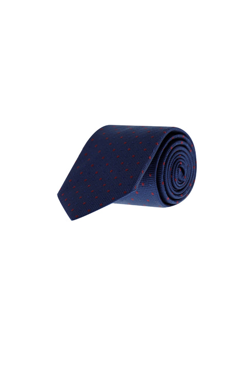 Light Navy Patterned Tie