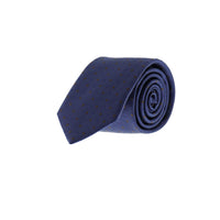 Dark Navy Patterned Tie