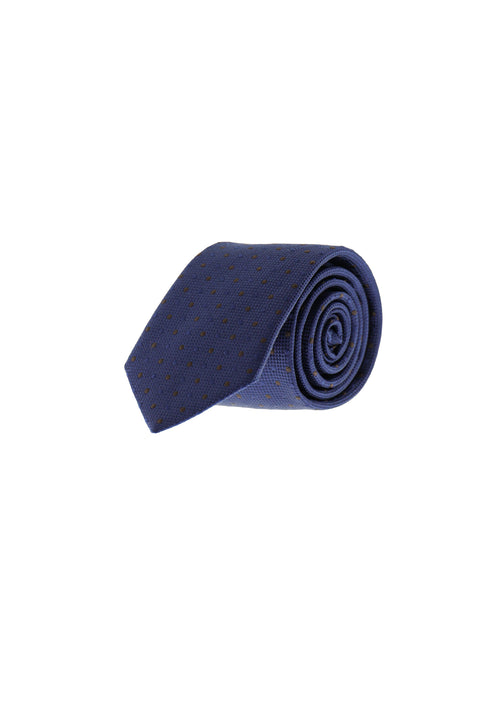 Dark Navy Patterned Tie