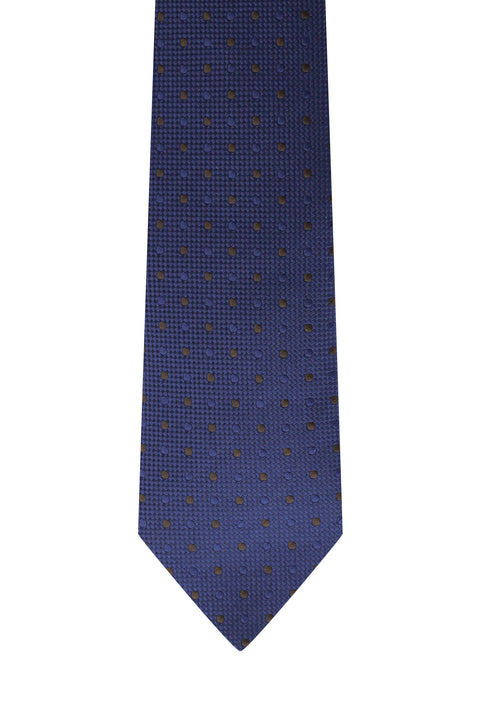 Dark Navy Patterned Tie