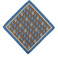 Dark Brown Patterned Handkerchief