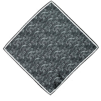 Black Patterned Handkerchief