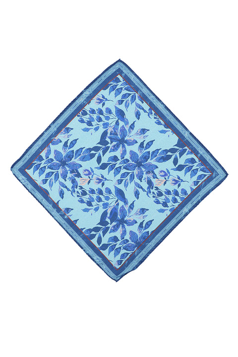 Dark Green Patterned Handkerchief