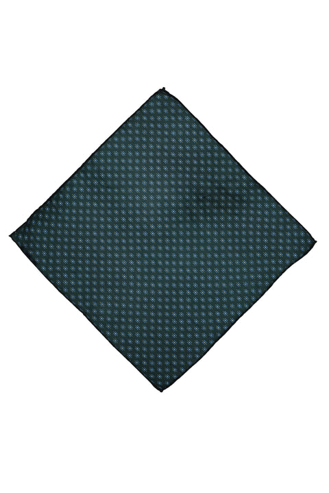 Black Patterned Handkerchief