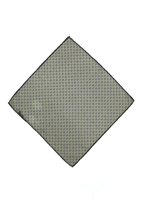 Dark Brown Patterned Handkerchief