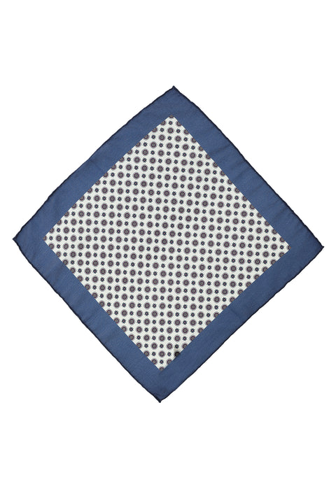 Medium Grey Patterned Handkerchief