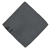 Black Patterned Handkerchief