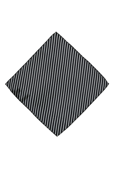 Black Patterned Handkerchief