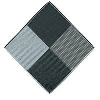 Black Patterned Handkerchief