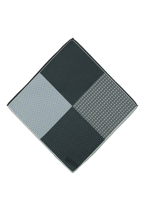 Black Patterned Handkerchief