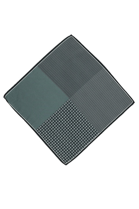 Black Patterned Handkerchief