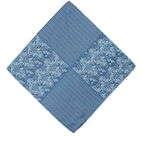 Dark Navy Patterned Handkerchief