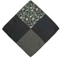 Black Patterned Handkerchief