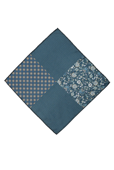 Black Patterned Handkerchief
