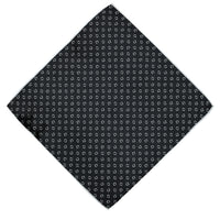 Black Patterned Handkerchief