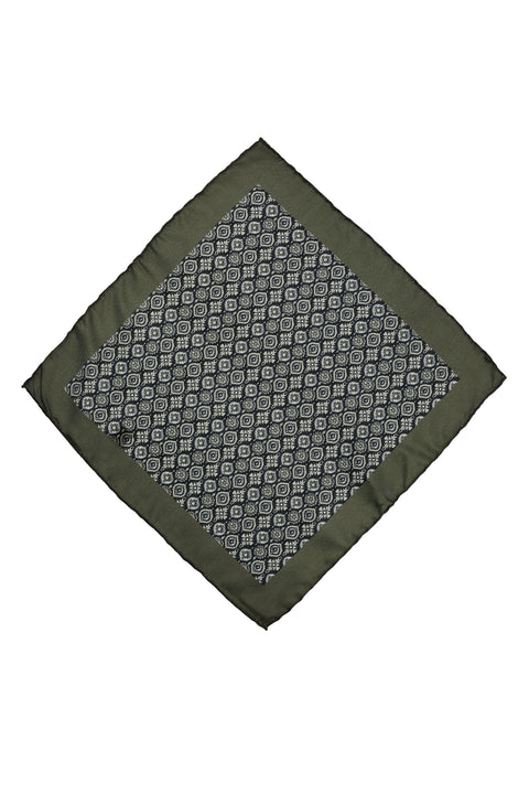 Medium Grey Patterned Handkerchief