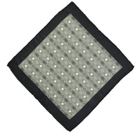 Medium Grey Patterned Handkerchief