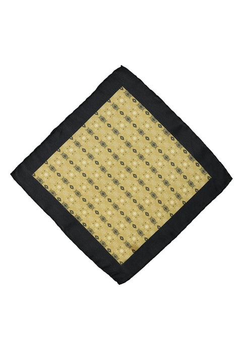 Medium Beige Patterned Handkerchief
