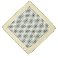 Cream Patterned Handkerchief